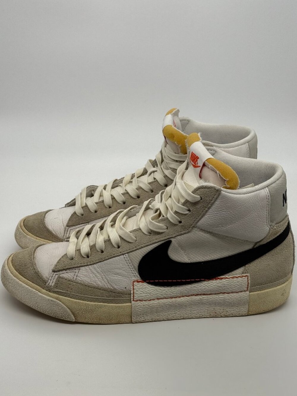 Nike Blazer Mid '77 Jumbo High Top Sneakers Cream White Black